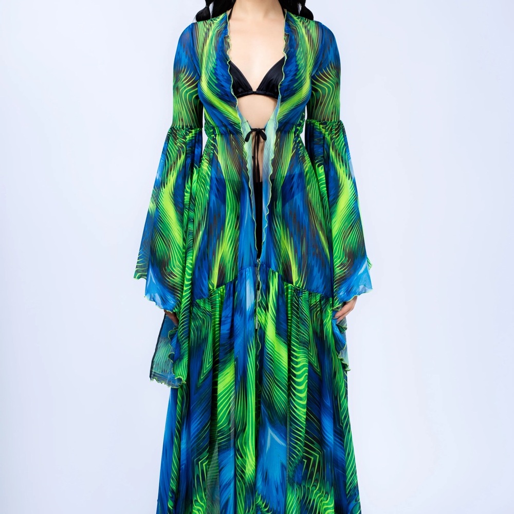 BADINKA Under The Radar Mesh Duster Size M - Picture 3 of 4